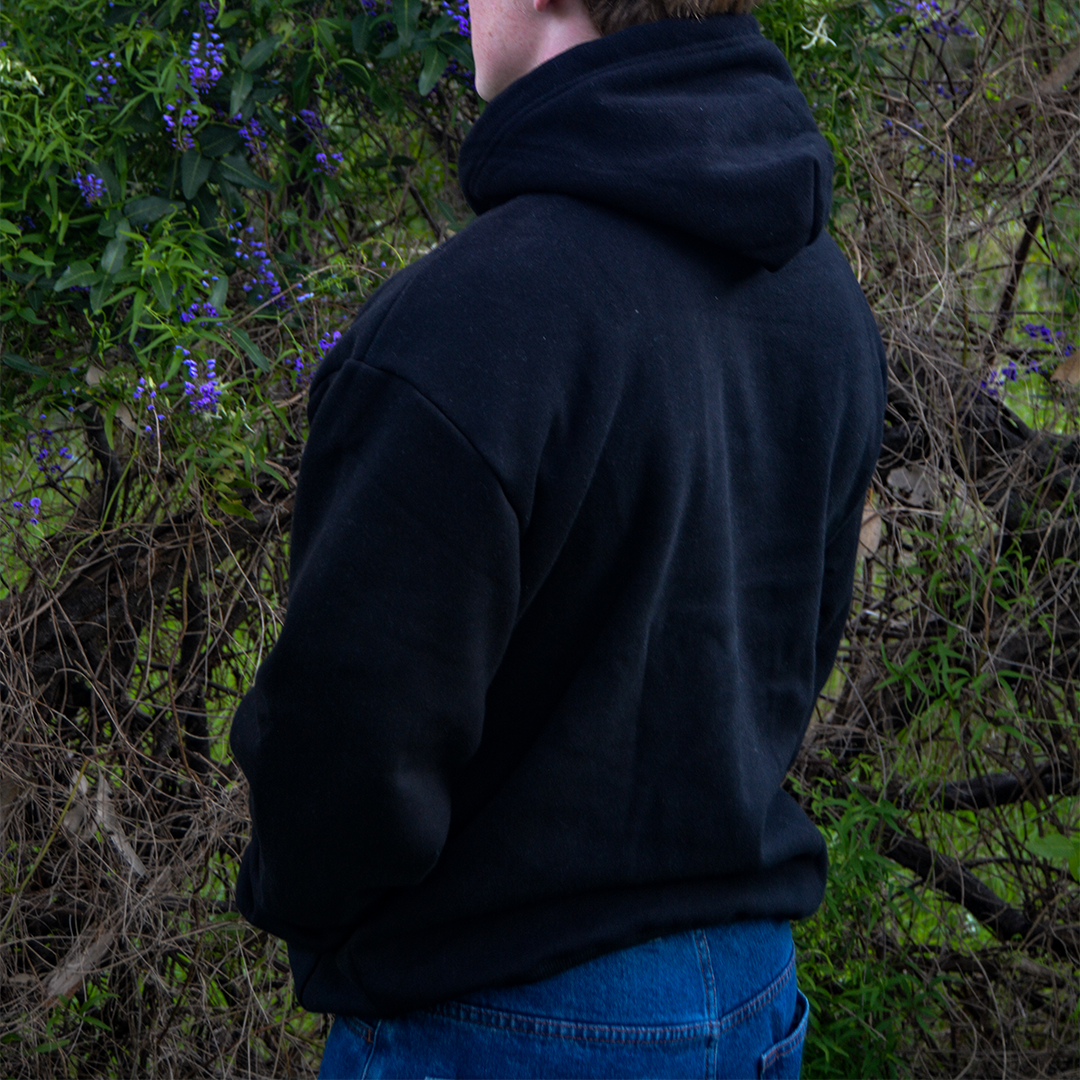 BUTTERFLY EMBROIDERED HOODIE